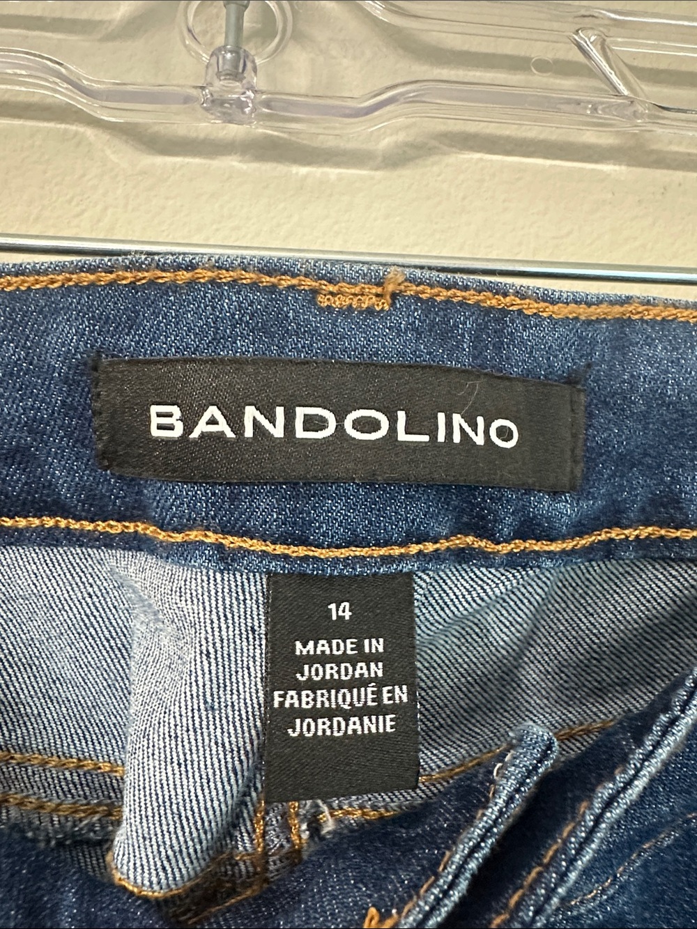Bandolino Straight Leg Jeans in Dark Blue - Picture 2 of 6